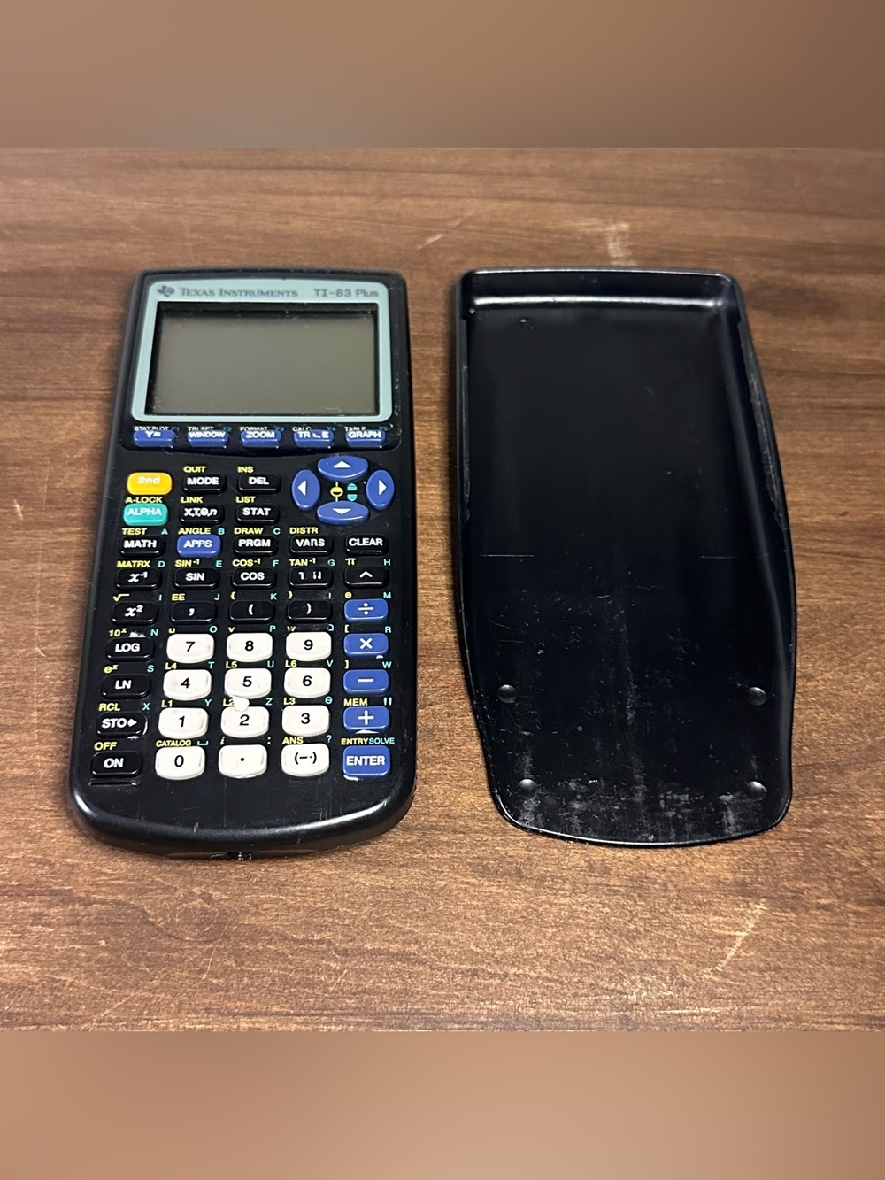 Texas Instruments TI-83 Plus Graphing Calculator w/ Cover Works